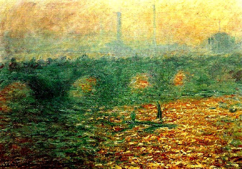 Claude Monet waterloo bridge Norge oil painting art